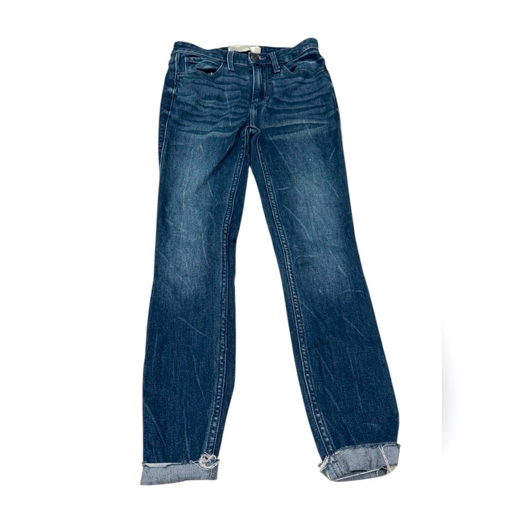 Abercrombie Super Skinny High Rise Jeans Sz 24 Medium Wash Y2K Fit Vintage Vibes